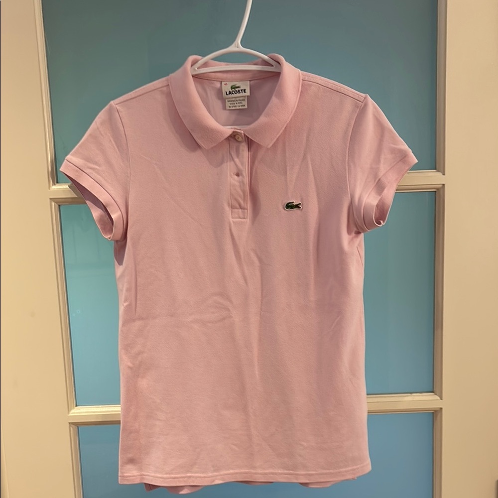 Lacoste Light Pink Polo Shirt